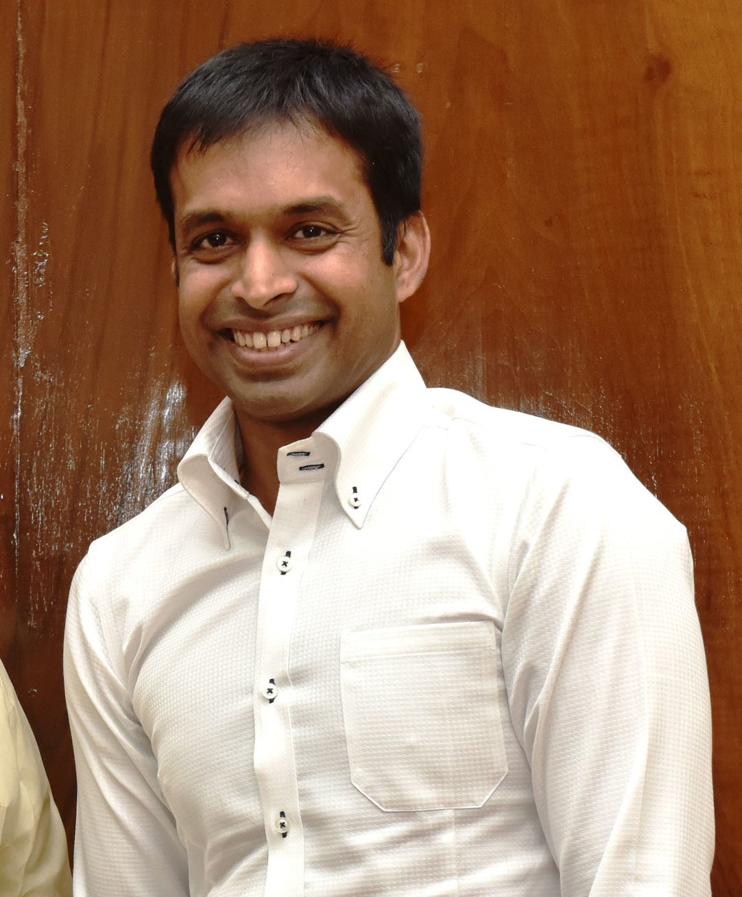 Pullela Gopichand, Indian badminton coach, at the Gopichand Academy in Hyderabad